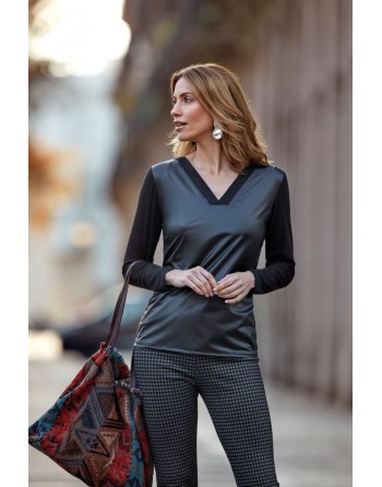 Camiseta M/Larga-Pico-Cuir...