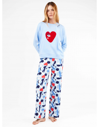 Pijama Mujer - Corazón- Gisela